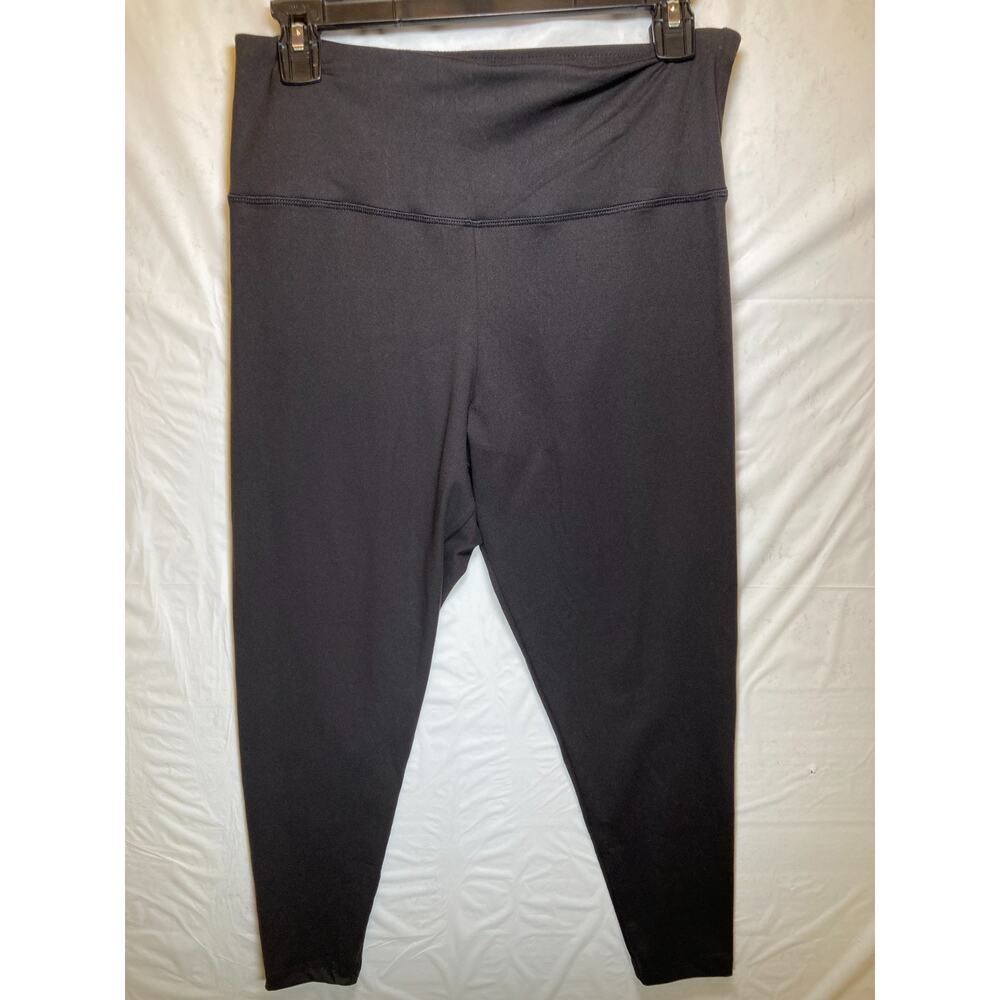 Felina Legging Black Pull On Women's Active Yoga Bottoms XL